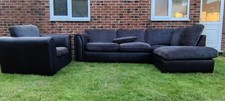 Fabric sofa bed for sale  WEMBLEY