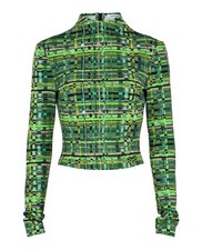 Camisa de seda a cuadros de manga larga Ferragamo para mujer segunda mano  Embacar hacia Mexico