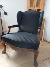 Vintage hrensessel schwarzer gebraucht kaufen  Helmbrechts