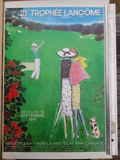 Golf rare affiche d'occasion  Feucherolles