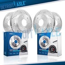 Rotores de freio dianteiros traseiros perfurados 4WD 6-Lug para Ford F-150 Lincoln Mark LT comprar usado  Enviando para Brazil