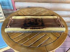 Wooden burn etched for sale  Shepherdstown