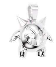 Usado, Pingente/Pokemon colecionável de prata esterlina-- Gengar peça personalizada sólida 🔥🔥  comprar usado  Enviando para Brazil