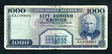 Iceland 000 kronur for sale  ILKLEY