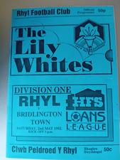 Rhyl bridlington town for sale  SCARBOROUGH