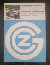 Grasshoppers zurich nottingham for sale  PRESTON