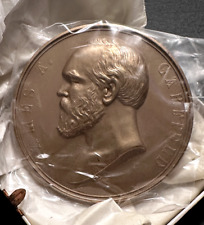 MEDALHA COMEMORATIVA RESTRIKE B972 PRESIDENTE JAMES A GARFIELD BRONZE 3" ESTADO PERFEITO DOS EUA comprar usado  Enviando para Brazil