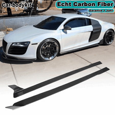 Carbon Seitenschweller Side Skirts Spoiler Lippe Passt für Audi R8 V8 2008-2015  comprar usado  Enviando para Brazil