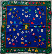 Foulard soie vintage d'occasion  Montferrand-le-Château