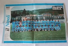 Poster squadra napoli usato  Caserta