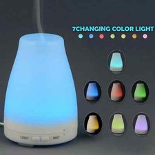 Difusor de aroma de óleo essencial aromaterapia LED umidificador ultrassônico purificador de ar comprar usado  Enviando para Brazil