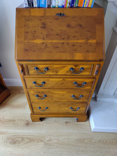 Yew bureau bradley for sale  HOLYWELL