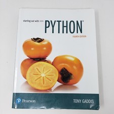 Usado, Starting Out With Python by Tony Gaddis (4th Edition, 2018, PB, Illustrated) comprar usado  Enviando para Brazil