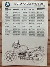 Bmw motorcycle price for sale  COLCHESTER