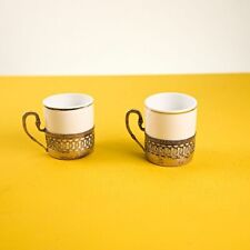 Coppia tazzine vintage usato  Ferrara