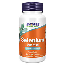 Usado, 90 cápsulas vegetais de selênio NOW FOODS 200 mcg comprar usado  Enviando para Brazil