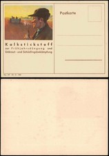Werbekarte kalkstickstoff frü gebraucht kaufen  Ortrand