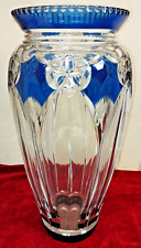 GRAND VASE EN CRISTAL DE SAINT LAMBERT. JOSEPH SIMON. PREMIÈRE MOITIÉ DU 20E comprar usado  Enviando para Brazil