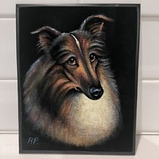 Collie oil painting for sale  Colorado Springs