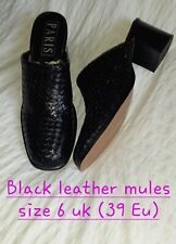 Ladies black leather for sale  HELENSBURGH