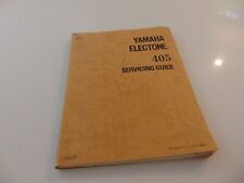 Manual de análisis de guía de servicio Yamaha Electone Organ 405 segunda mano  Embacar hacia Argentina