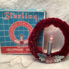 Vtg red cellophane for sale  Saylorsburg