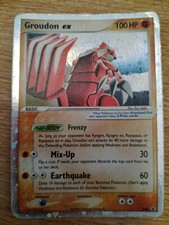 Groudon 038 black for sale  SHEFFIELD