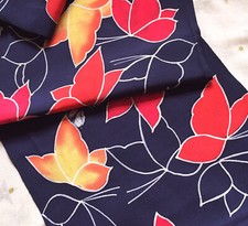 Quimono japonês vintage casamento tecido de seda peça borboleta colorida 49 polegadas comprar usado  Enviando para Brazil
