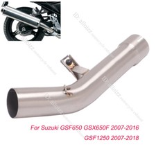 Slip Para Suzuki GSF650 GSX650F GSF1250 2007-16 Moto De Escape Mid Link Pipe comprar usado  Enviando para Brazil