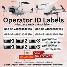 Personalised drone caa for sale  BRISTOL