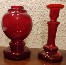 Glas lampenfuß rubinrot gebraucht kaufen  Saalfeld/Saale