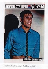 Celentano adriano manifesto usato  Bassano del Grappa