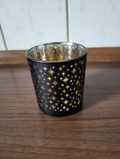 Glas teelichthalter schwarz gebraucht kaufen  Dessau-Roßlau