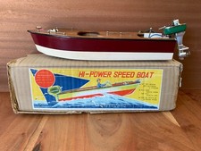 Usado, 1950's WOOD HI-POWER SPEED BOAT, GW - N.B.K., JAPÃO, OPERADO POR BATERIA, NÃO TESTADO comprar usado Usado, 1950's WOOD HI-POWER SPEED BOAT, GW - N.B.K., JAPÃO, OPERADO POR BATERIA, NÃO TESTADO comprar usado  Enviando para Brazil