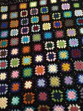 Coperta uncinetto plaid usato  Italia