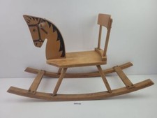 Schaukelpferd ddr holz gebraucht kaufen  Burgstädt