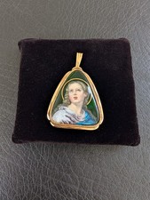 Grand pendentif émaillé d'occasion  Saint-Génis-des-Fontaines