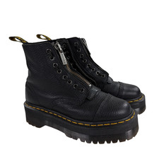 Usado, Botas plataforma femininas Dr Martens Sinclair tamanho 7 couro nappa pebbled preto comprar usado Usado, Botas plataforma femininas Dr Martens Sinclair tamanho 7 couro nappa pebbled preto comprar usado  Enviando para Brazil