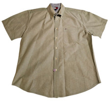 Camisa masculina Tommy Hilfiger XL verde algodão SS comprar usado  Enviando para Brazil