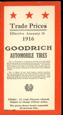 B.f. goodrich 1916 for sale  Englishtown