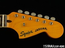 Guitarra Fender Squier Classic Vibe anos 70 Jaguar PESCOÇO + AFINADORES 9,5" louro comprar usado  Enviando para Brazil