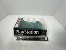  Controle analógico Sony PlayStation PS1 verde esmeralda DualShock SCPH-1200 - RARO comprar usado  Enviando para Brazil