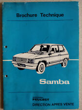 Talbot samba brochure d'occasion  France