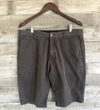 Bermuda Volcom Casual Chino Masculina 34 (ACTUAL 36x10,75") Cinza Escuro *LEIA*, usado comprar usado  Enviando para Brazil