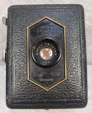 Câmera Miniatura Vintage Alemã Zeiss Ikon Baby Box Pré Segunda Guerra Mundial 127 Filme Art Deco comprar usado  Enviando para Brazil