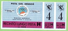 Biglietto olimpiadi invernali usato  Padova