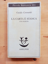 Guido ceronetti carta usato  Camaiore