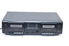 Gravador de cassete Sony TC-WE305 deck duplo testado estado de funcionamento bom som comprar usado  Enviando para Brazil