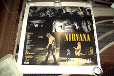 NIRVANA LIVE AT READING DISCO PROVA ÁLBUM LP PÔSTER LITHO IN UTERO NEVERMIND EX, usado comprar usado  Enviando para Brazil