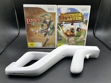 Wii Nintendo Zapper Gun Paquete de Link's Ballesta Entrenamiento y Chicken Blaster segunda mano  Embacar hacia Argentina